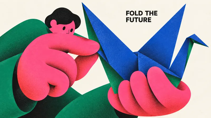 Chromatic Gesture Characters — Part 7 — example: Fold The Future