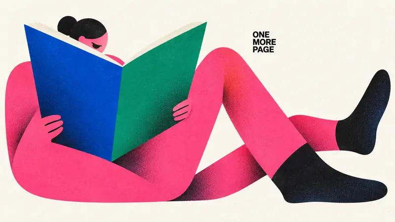 Chromatic Gesture Characters — example: Book Lounger