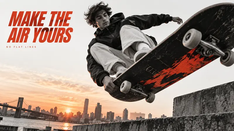 Chromatic Impact Athlete — example: Vertical Skater