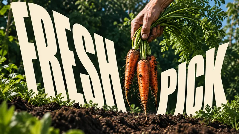 Cream Curve Editorial — example: Fresh Pick