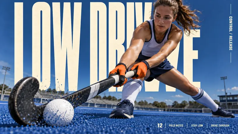 Cream Megatype Impact Editorial — example: Turf Drive