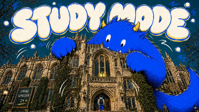 Gothic Cat Doodle Photo Collage Style — example: Library Monster Study