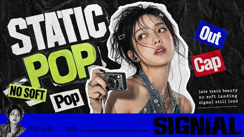 K-Pop Apocalypse Ransom Zine Style — example: Subway Idol Signal