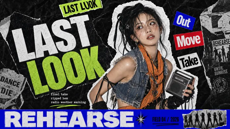 K-Pop Apocalypse Ransom Zine Style — example: Alley Choreography Note
