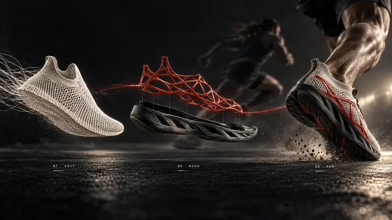 Kinetic Footwear Process — example: Layered Assembly