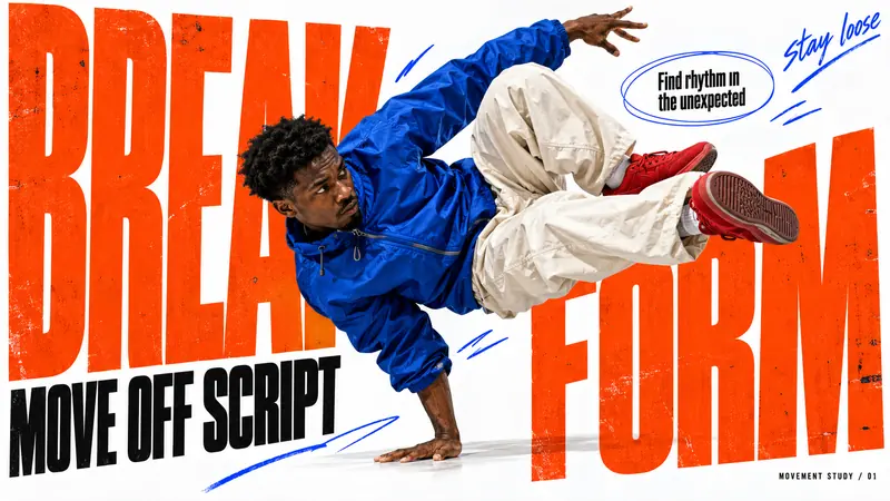 Orange Type Street Editorial — example: Body In Motion