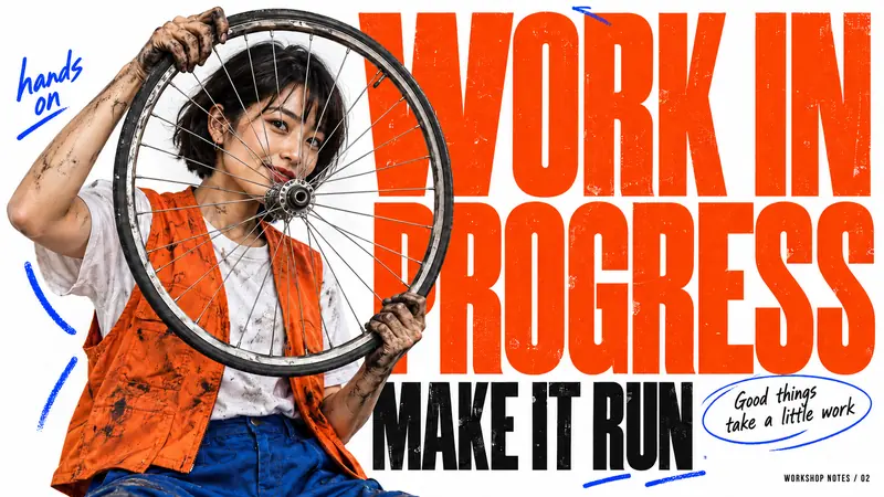 Orange Type Street Editorial — example: Wheel Workshop