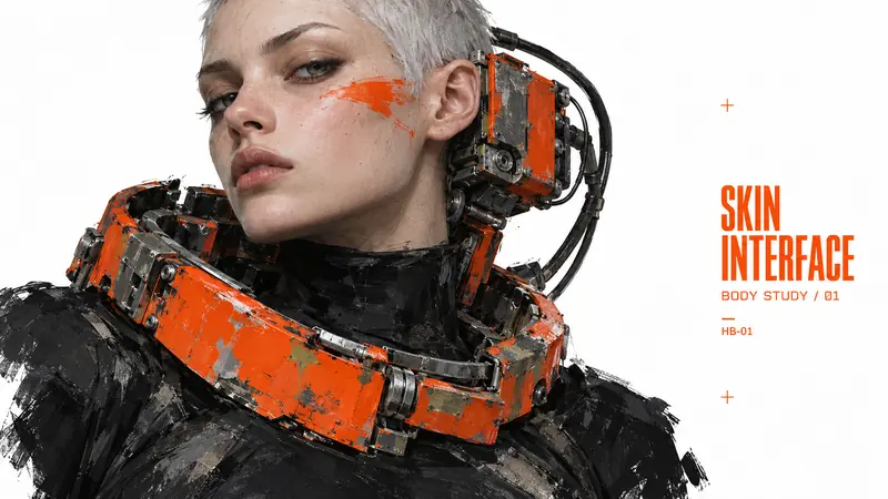 Salvage Body Editorial — example: Skin Interface