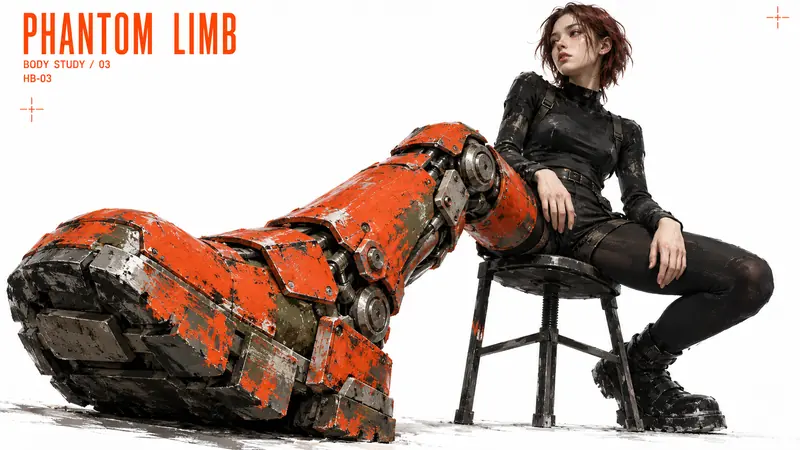 Salvage Body Editorial — example: Phantom Limb
