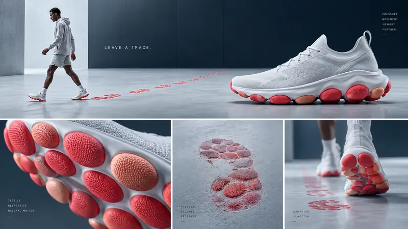 Sensory Footwear Lab — example: Leave A Trace