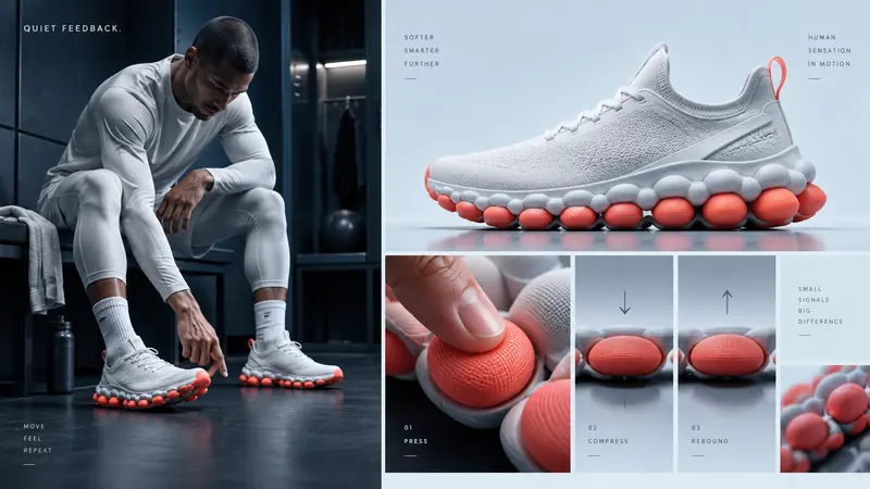 Sensory Footwear Lab — example: Quiet Feedback