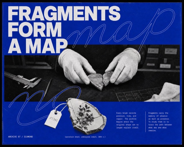 Cobalt Xerox Script Editorial Poster style preview