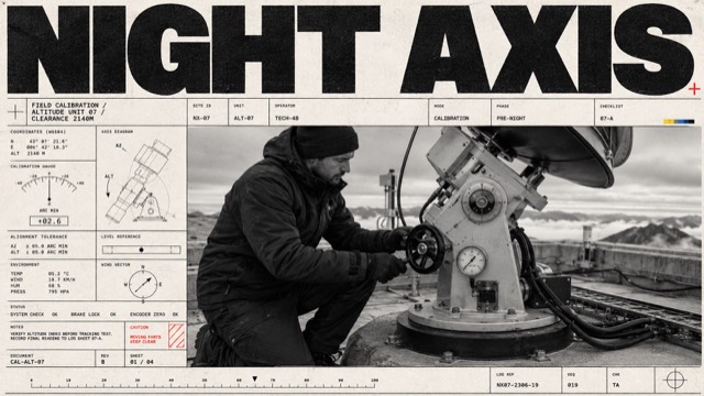 Monochrome Tech-Grid Editorial style preview