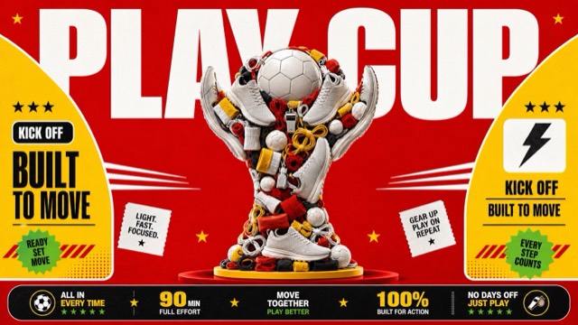 Red Yellow Product Trophy Collage Style style preview