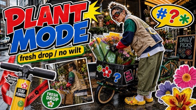 Y2K Streetwear Sticker Collage Style style preview