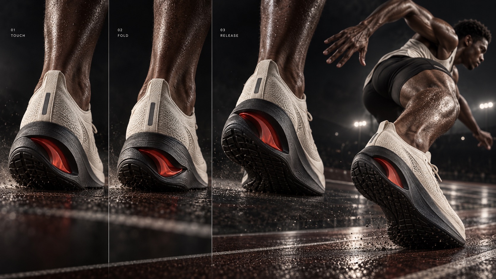 Kinetic Footwear Process — example AI image, 16:9