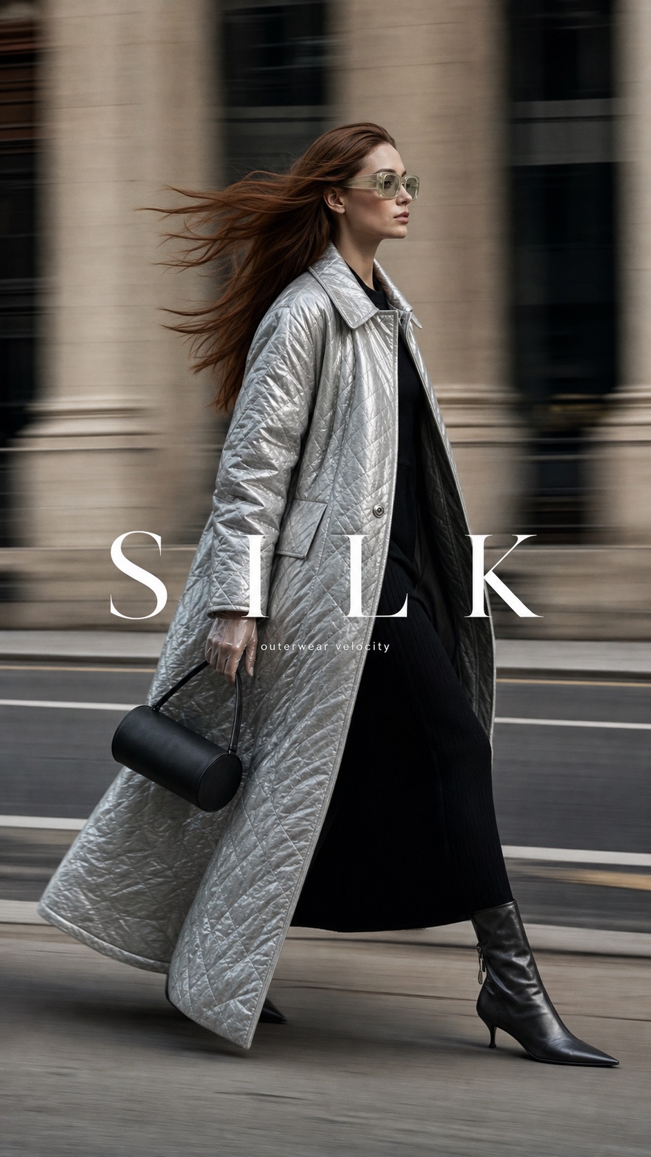 Kinetic Luxury Street Fashion Cover Style — example AI image, 9:16