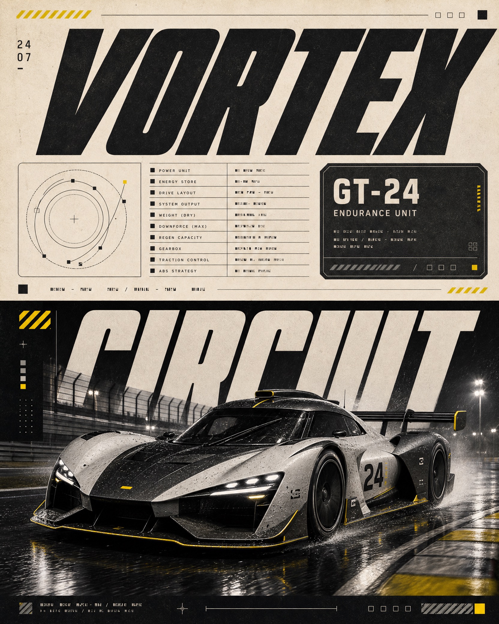 Motorsport Technical Editorial — example AI image, 9:16