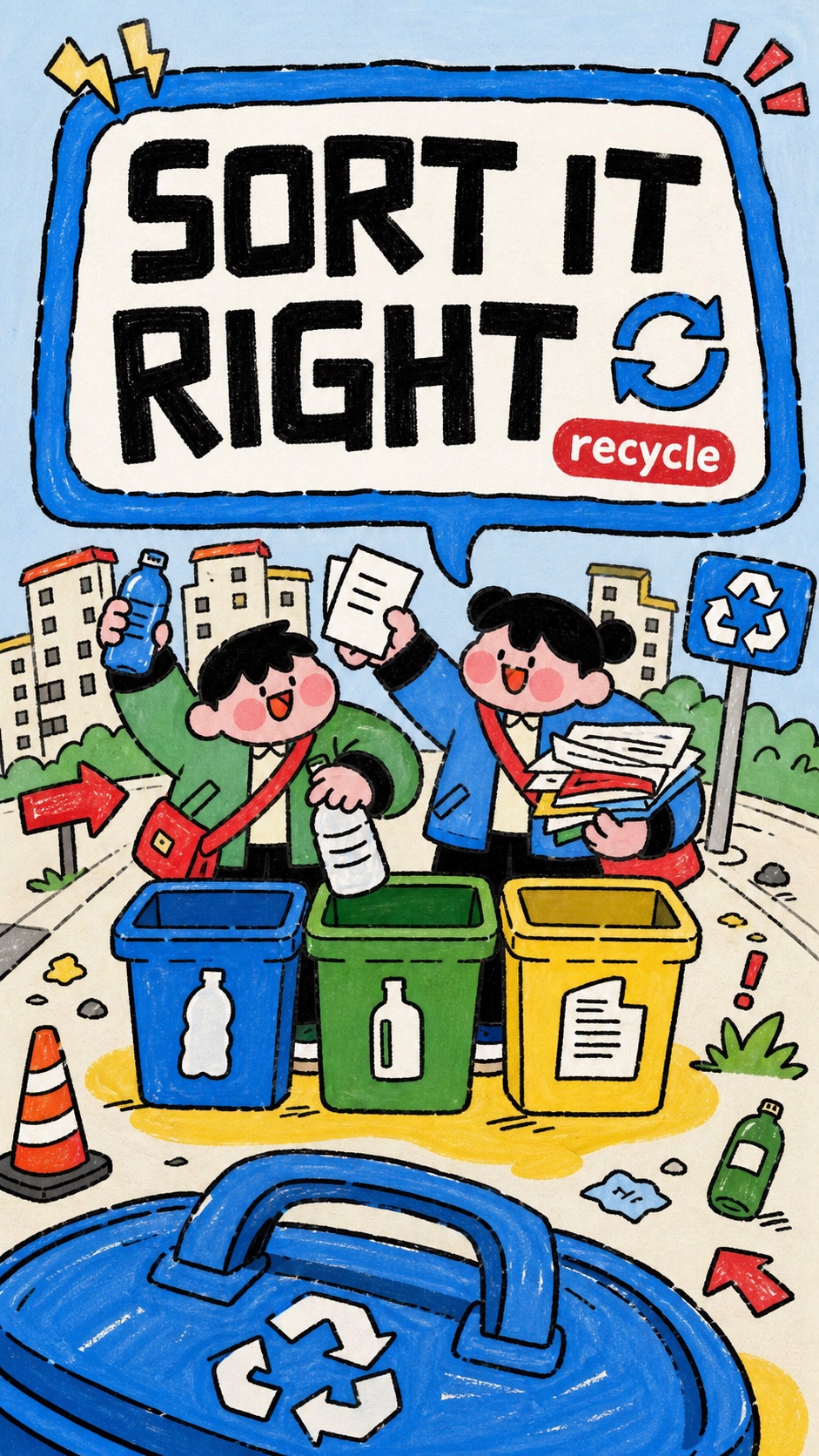 Naive Marker PSA Poster Style — example AI image, 9:16