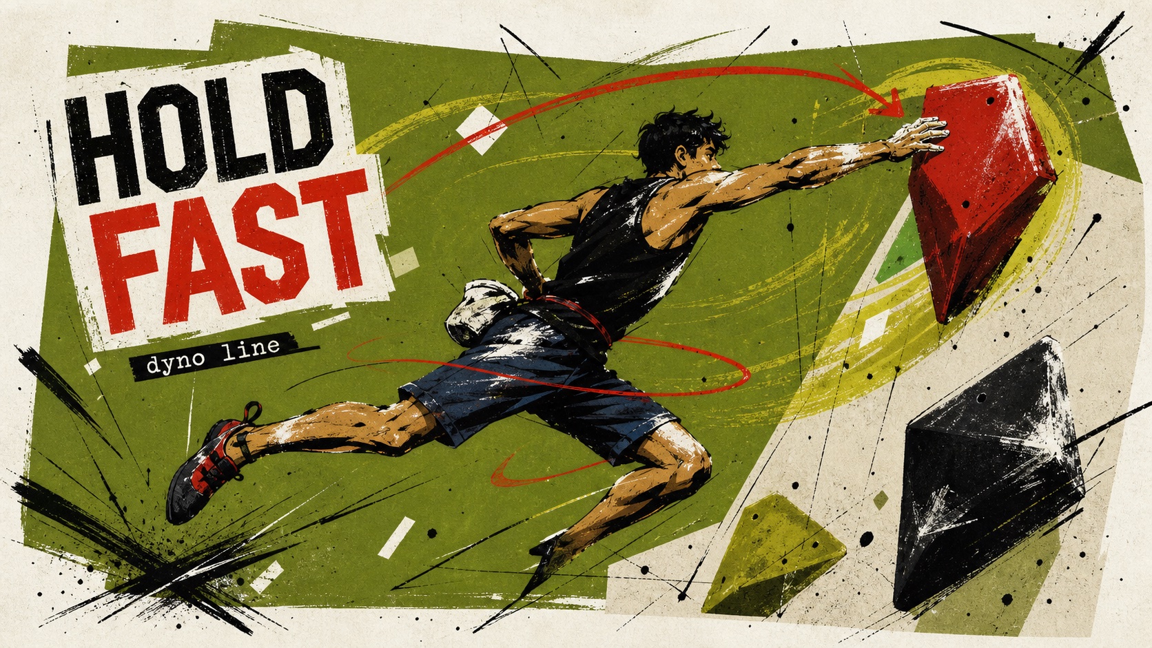 Olive Scribble Sports Poster Style — example AI image, 16:9