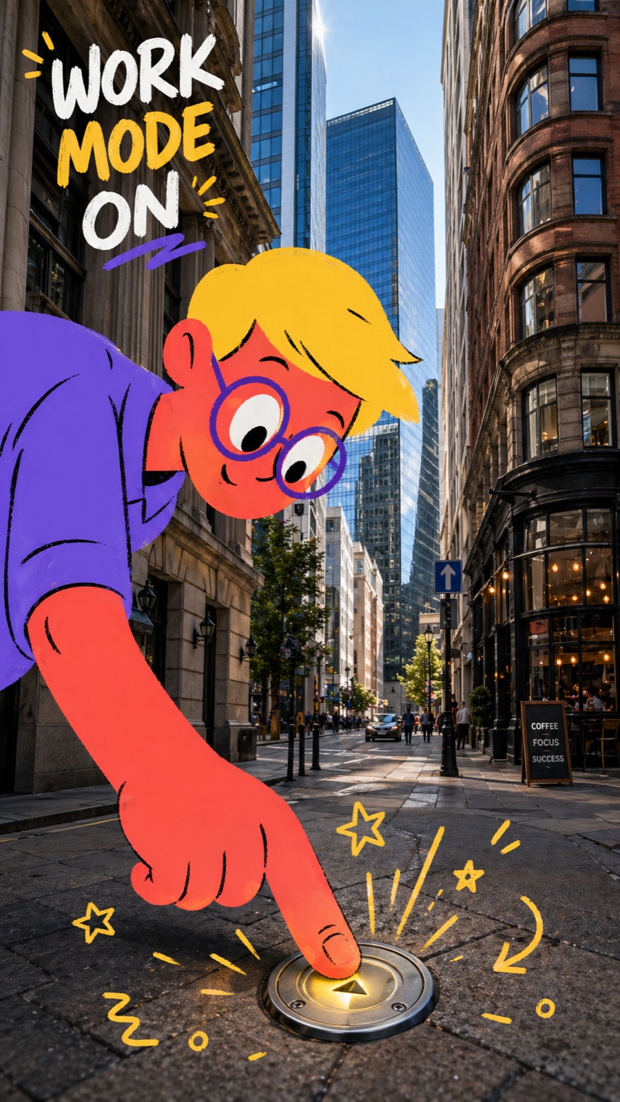 Photo Illustration Overlay Poster — example AI image, 9:16