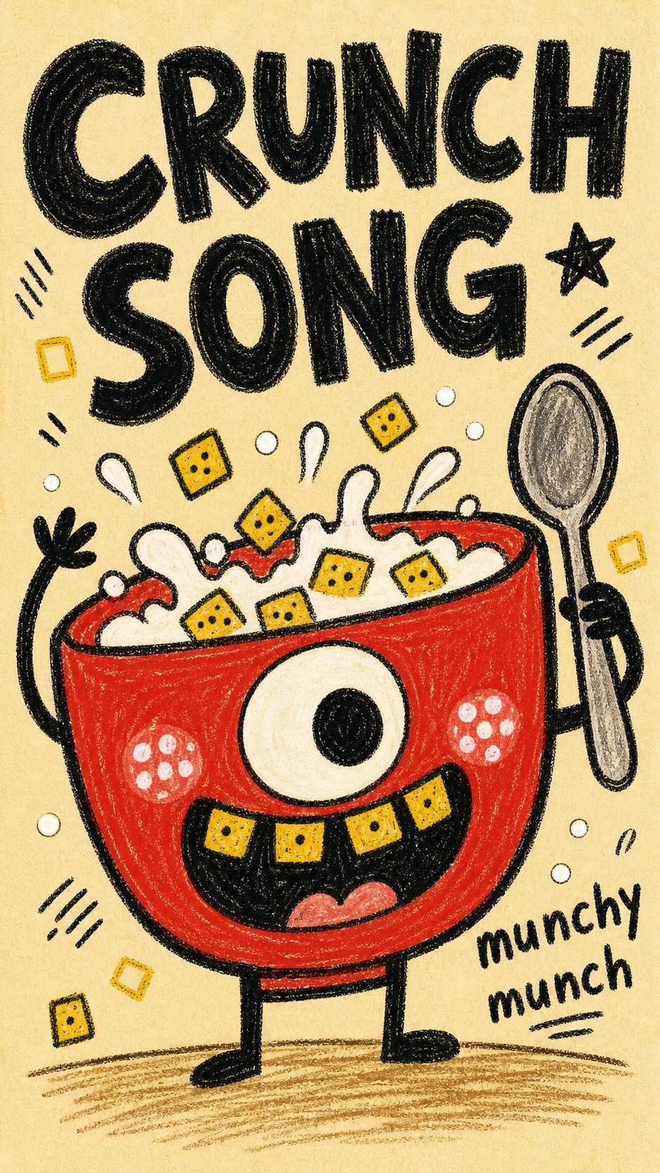 Rough Marker Monster Poster Style — example AI image, 9:16